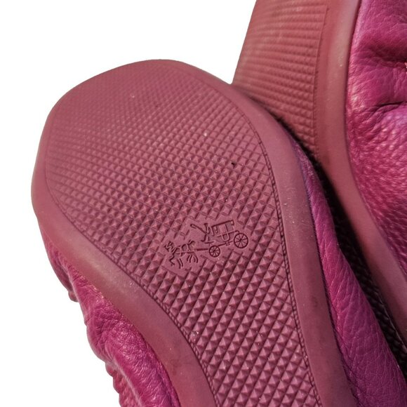 Coach Camilla Fuschia Pink Leather Ballet Flats Women's Size 6.5 - Picture 10 of 10